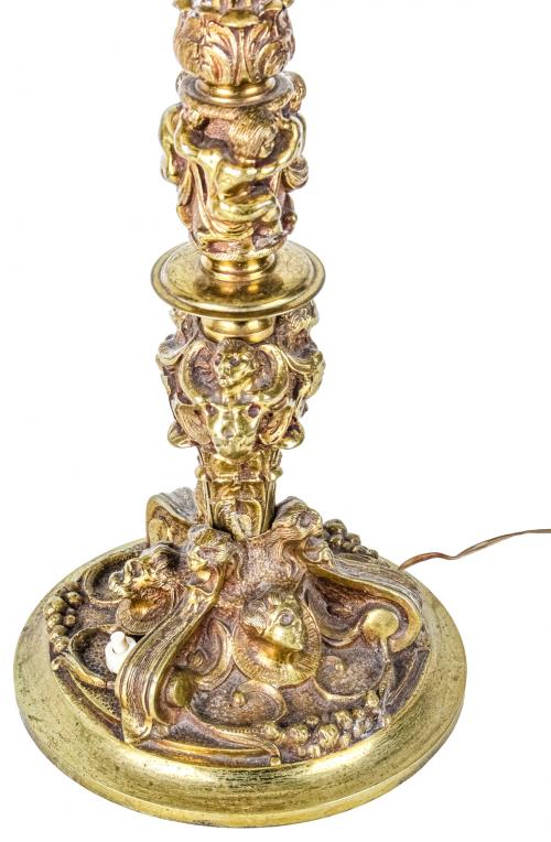 LÁMPARA DE SOBREMESA DE BRONCE