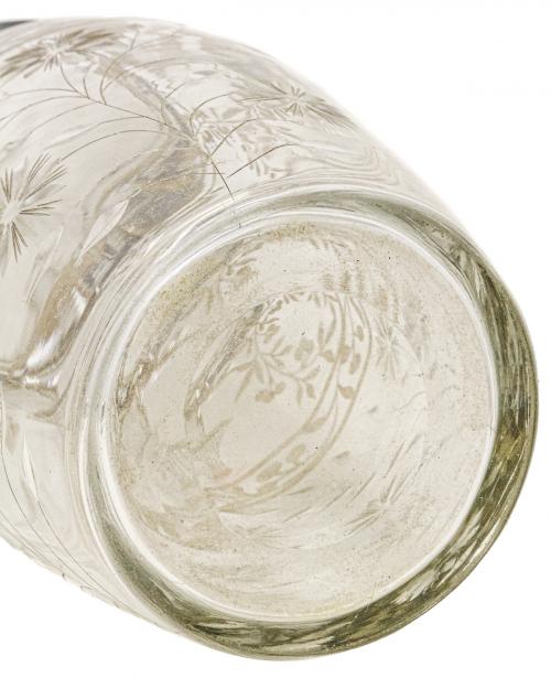 JARRÓN DE CRISTAL DEL PRIMER TERCIO DEL SIGLO XX