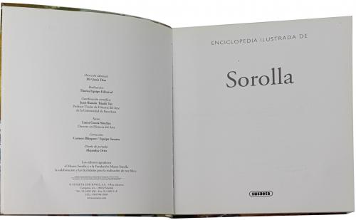 "ENCICLOPEDIA ILUSTRADA DE SOROLLA"