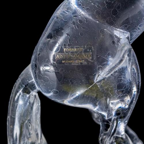 FIGURA EN CRISTAL DE MURANO DEL ÚLTIMO CUARTO DEL S.XX