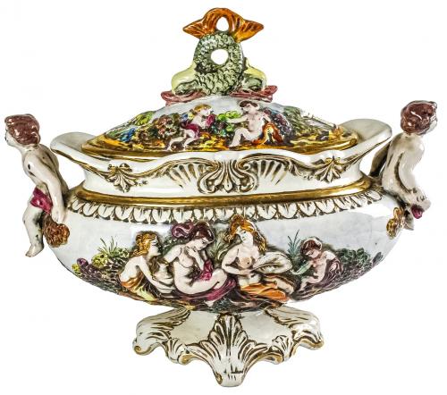 SOPERA EN PORCELANA CAPODIMONTE