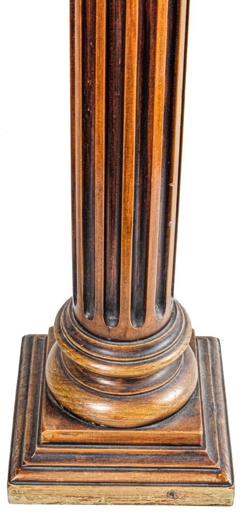 COLUMNA CORINTIA DE MADERA NEOCLÁSICA 