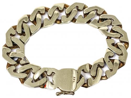 PULSERA DE ORO AÑOS 80
