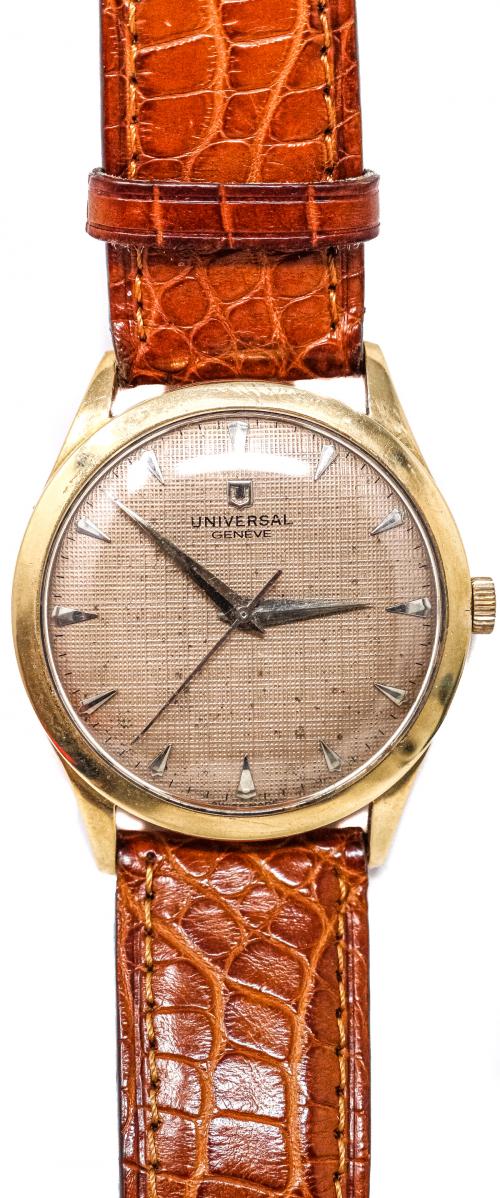 RELOJ DE PULSERA UNIVERSAL GENEVE AÑOS 50