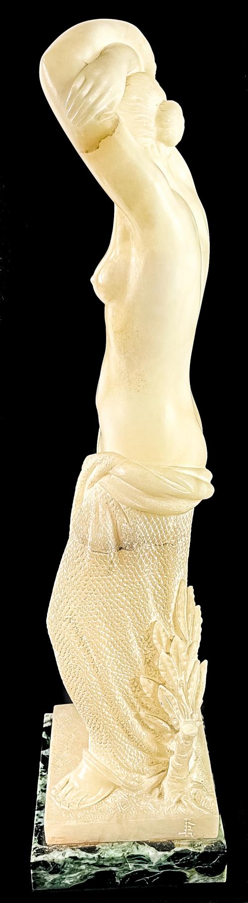 FIGURA DE MARMOL BLANCO "VENUS"