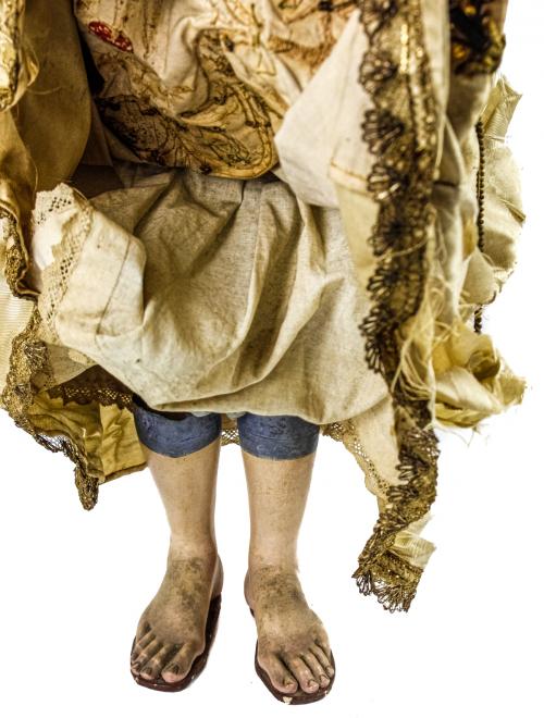 VIRGEN "CAP I POTA" CATALANA DEL SIGLO XIX