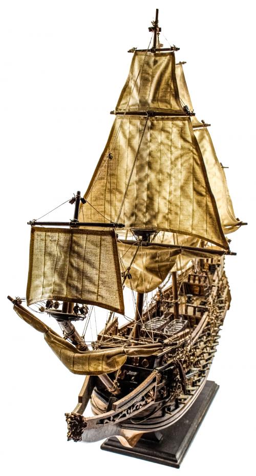 MAQUETA DE BARCO DE MEDIADOS DEL S.XX