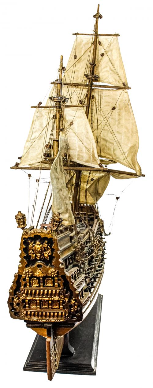 MAQUETA DE BARCO DE MEDIADOS DEL S.XX