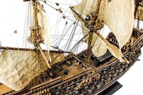 MAQUETA DE BARCO DE MEDIADOS DEL S.XX