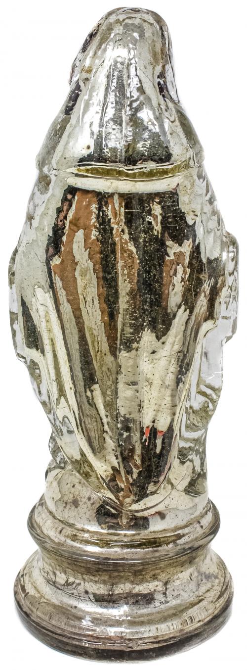  VIRGEN DE CRISTAL DEL SIGLO XIX