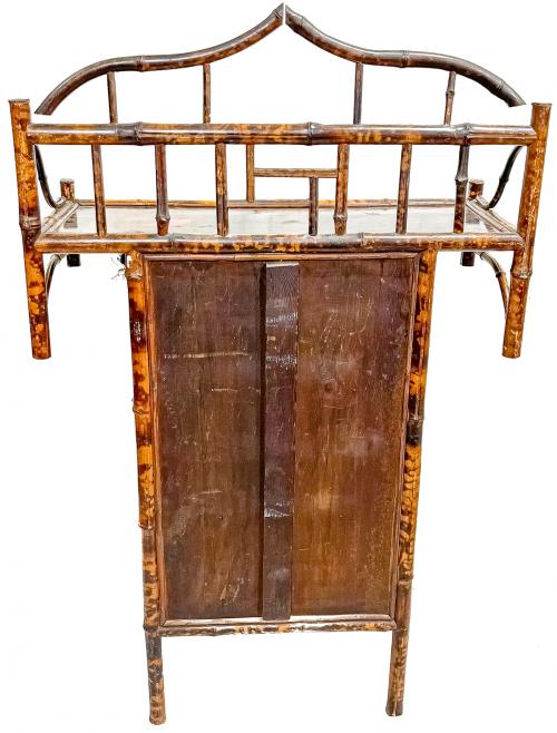 MUEBLE VITRINA VICTORIANO DE FLES. S.XIX