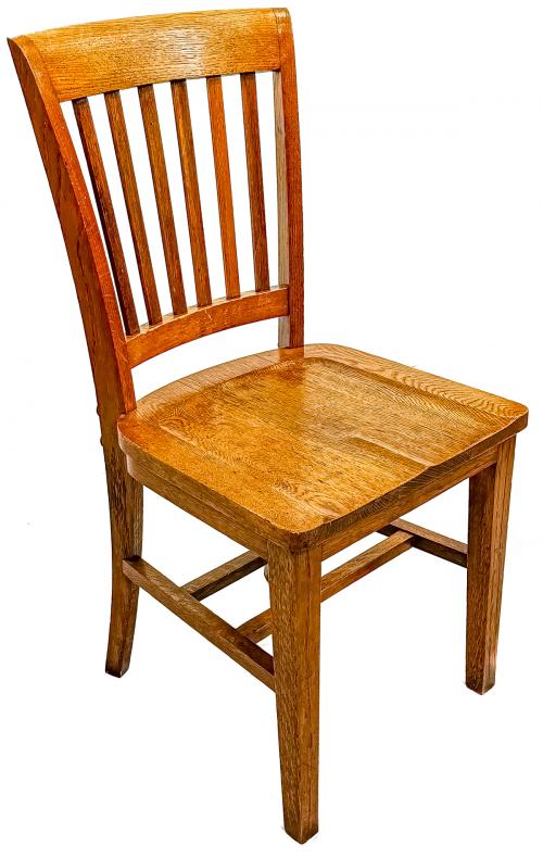 ESCRITORIO DE PERSIANA ESTILO "AMERICANO" CON SILLA
