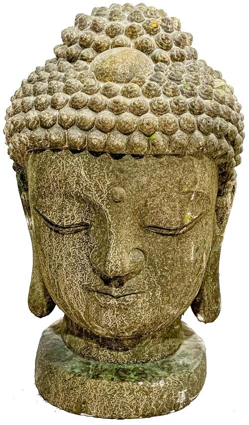 CABEZA DE BUDA EN ARENISCA