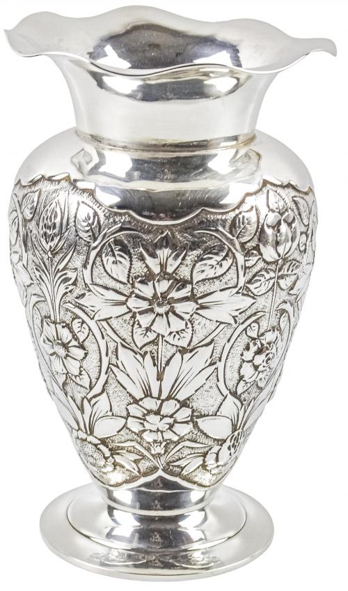 JARRÓN DE PLATA DE LOS AÑOS 70 