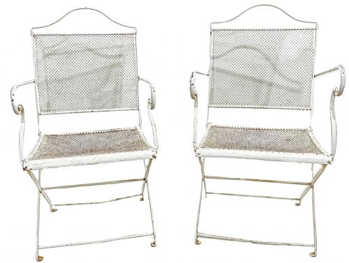 DOS SILLAS DE JARDÍN DE LOS AÑOS 60/70