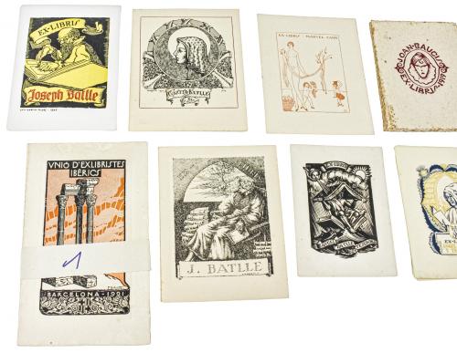 LOTE DE 100 EX-LIBRIS