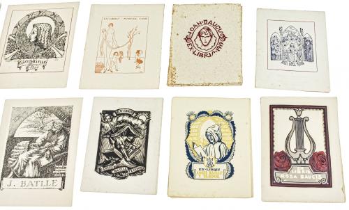 LOTE DE 100 EX-LIBRIS