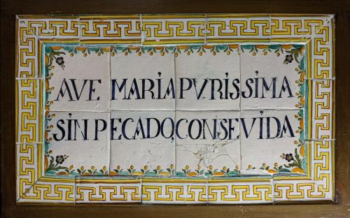 PLAFÓN DE BALDOSAS CATALANAS DE PRINCIPIOS DE SIGLO XIX