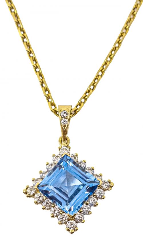 COLGANTE Y ANILLO DE ORO
