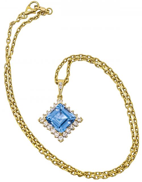 COLGANTE Y ANILLO DE ORO