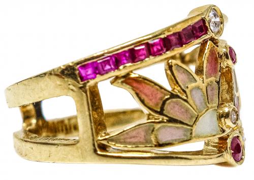 PENDIENTES Y ANILLO MASRIERA