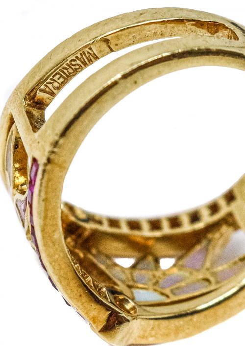 PENDIENTES Y ANILLO MASRIERA