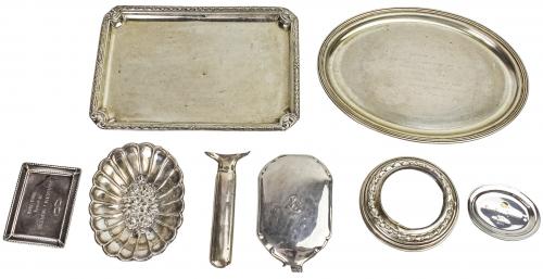 LOTE VARIADO EN PLATA DEL ÚLTIMO CUARTO DEL S.XX