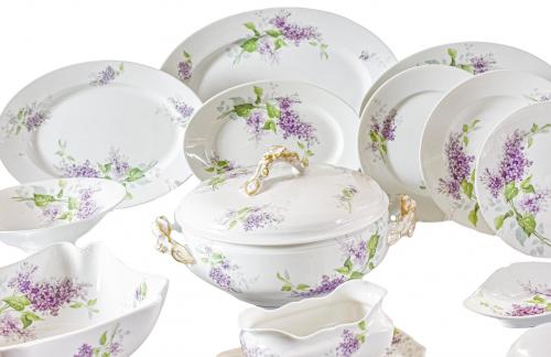 VAJILLA DE PORCELANA LIMOGES DE MEDIADOS DE SIGLO XX