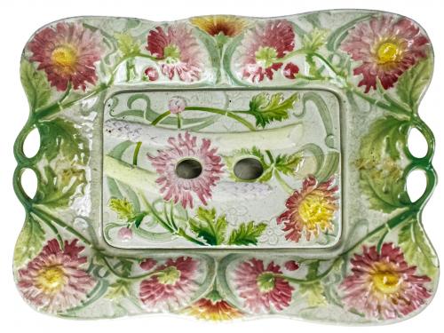 SERVICIO PARA ESPARRAGOS ART NOUVEAU PRIMER CUERTO DEL S.XX.