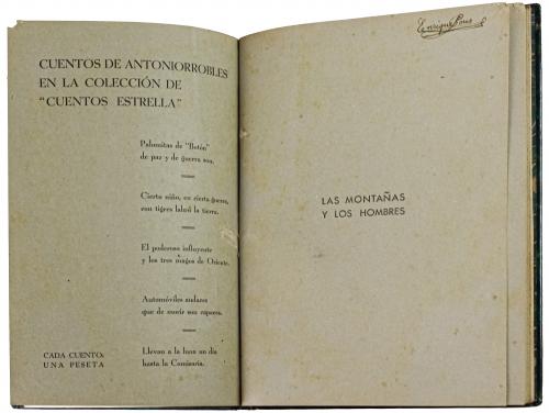 "LAS MONTAÑAS Y LOS HOMBRES"