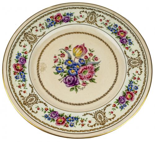 PLATO DE LIMOGES DE MEDIADOS DEL S.XX