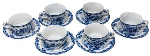 CONJUNTO DE TAZAS DE CAFÉ CON PLATO