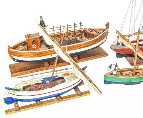 COLECCIÓN DE MAQUETAS DE BARCOS Y VELEROS