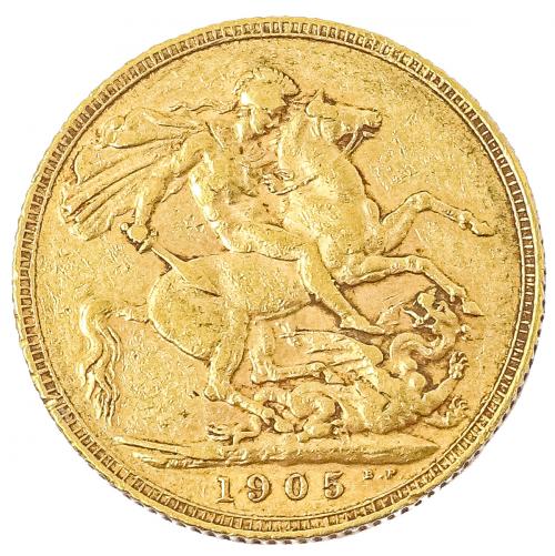 MONEDA DE ORO DE 1905