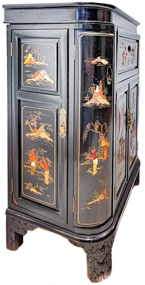 MUEBLE DE BAR ORIENTAL DE MEDIADOS DEL S.XX