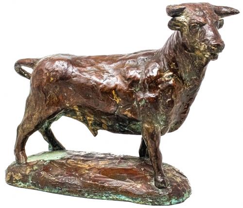 FIGURA EN BRONCE DE MEDIADOS DE SIGLO XX