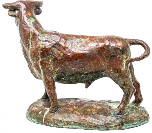FIGURA EN BRONCE DE MEDIADOS DE SIGLO XX