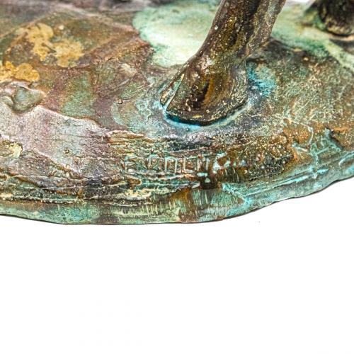 FIGURA EN BRONCE DE MEDIADOS DE SIGLO XX