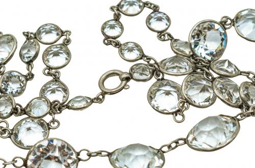 COLLAR DE CRISTAL DE ROCA, AÑOS 20