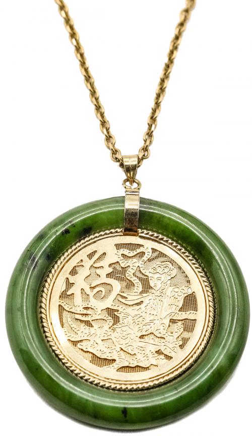COLGANTE ORIENTAL CON CADENA