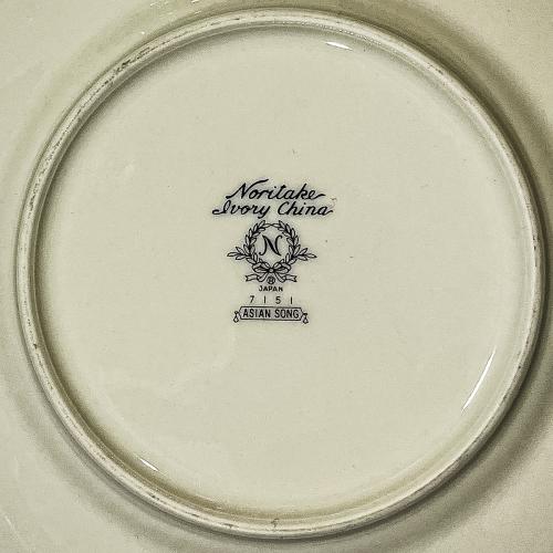 CONJUNTO DE PIEZAS DE VAJILLA NORITAKE ÚLTIMO CUARTO S.XX