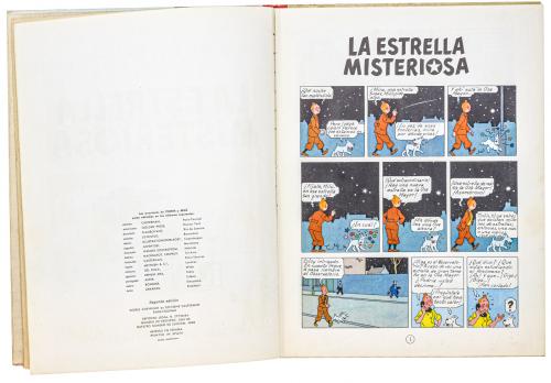 "LAS AVENTURAS DE TINTIN-LA ESTRELLA MISTERIOSA"