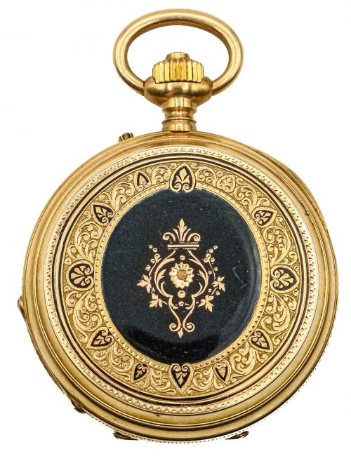 RELOJ DE BOLSILLO G.A. HUGUENIN & FILS PONTS MARTEL