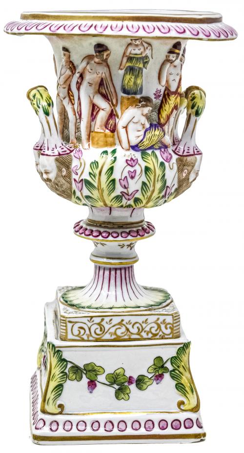 COPA EN PORCELANA CAPODIMONTE 