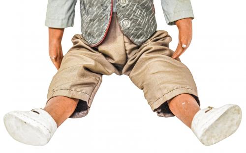 MUÑECO "CANTINFLAS" DE LA SEGUNDA MITAD DE SIGLO XX