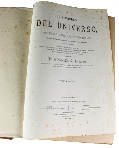 "COSTUMBRES DEL UNIVERSO"