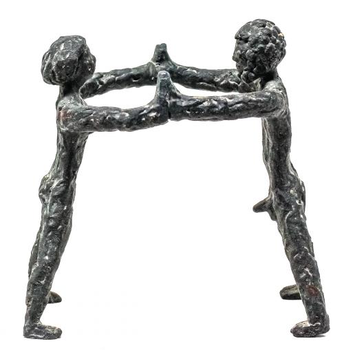 FIGURA EN BRONCE  DE LA SEGUNDA MITAD DE SIGLO XX