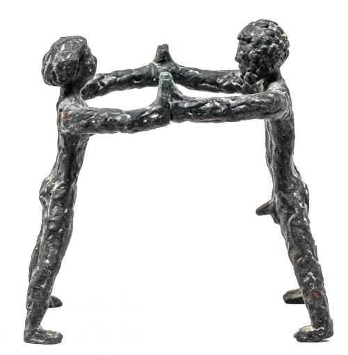 FIGURA EN BRONCE  DE LA SEGUNDA MITAD DE SIGLO XX