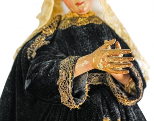 VIRGEN "CAP I POTA" DEL S.XIX