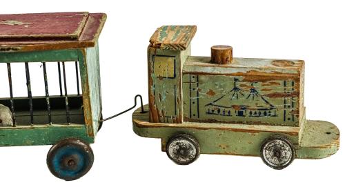 TREN DEL CIRCO EN MADERA AÑOS 50